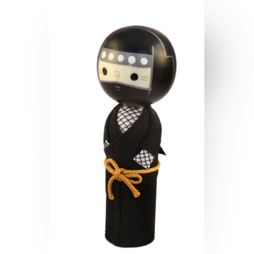 Kyoohoo Japanese Kokeshi Dressed Ninjya